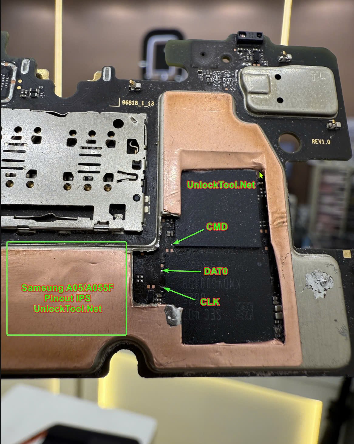 Samsung Galaxy A05 Test Point / EDL Point